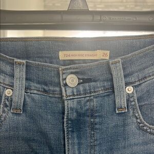 Blue High Rise Classic Jeans